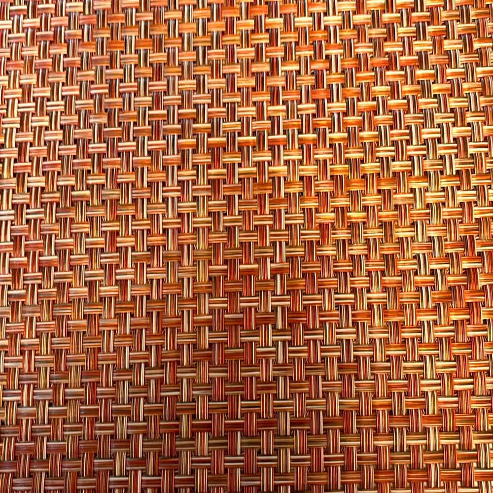 CHILEWICH Basketweave Placemat set of four in cinnamon square 14